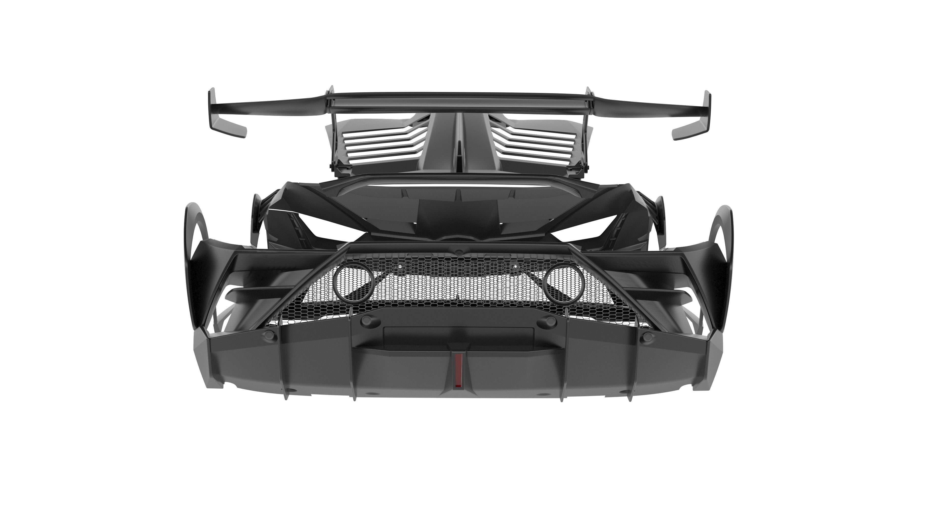 Lamborghini Huracan LP580 LP610 Evo RWD AWD Tecnica Performante 2015 2016 2017 2018 2019 2020 2021 2022 2023 2024 with Aftermarket Parts - Rear Wing & Rear Engine Trunk Deck Lid Pre-preg Carbon Fiber / FRP from CMST Tuning