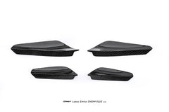 Lotus Emira 3.6 V6 2.0 Four-cylinder 2022-ON with Aftermarket Parts - Front Corner Canards Dry Pre-preg Carbon Fiber / FRP