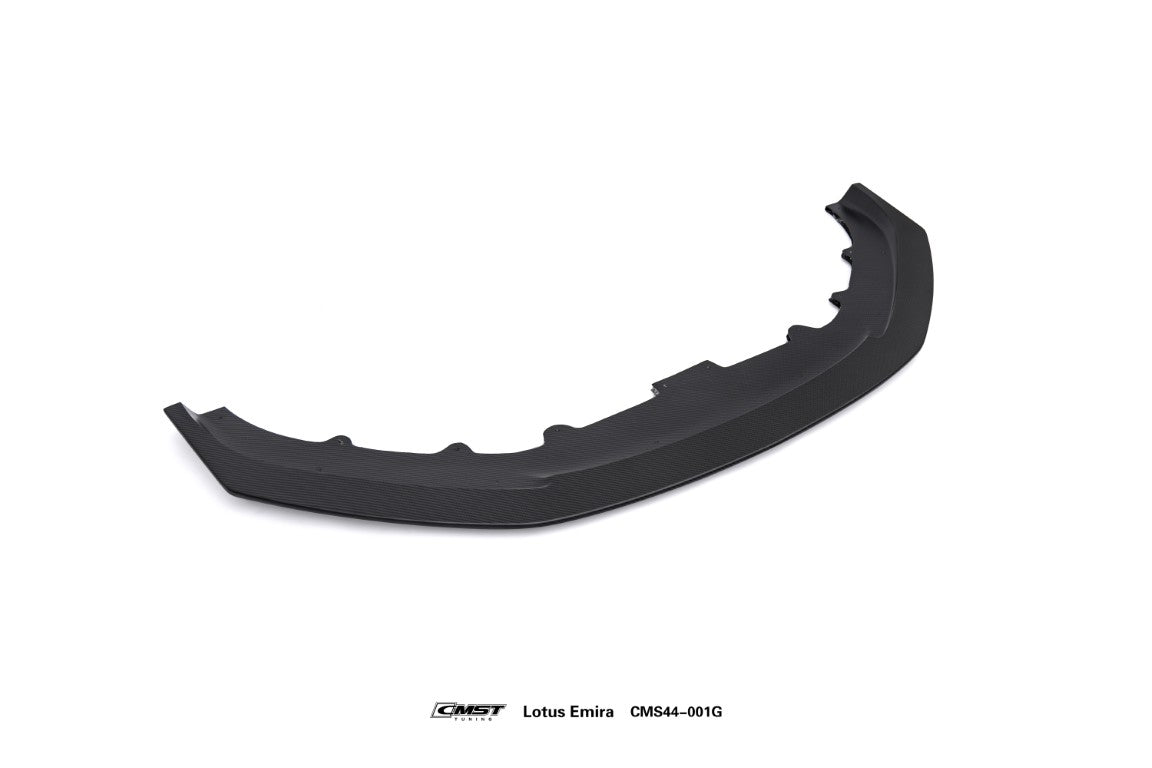 Lotus Emira 3.6 V6 2.0 Four-cylinder 2022-ON with Aftermarket Parts - High Down Force Version Front Lip Dry Pre-preg Carbon Fiber / FRP