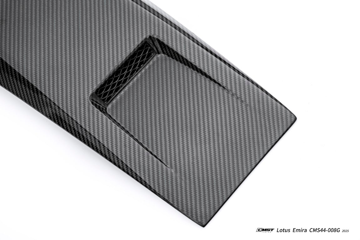 Lotus Emira 3.6 V6 2.0 Four-cylinder 2022-ON with Aftermarket Parts - Roof Scoop Dry Pre-preg Carbon Fiber / FRP