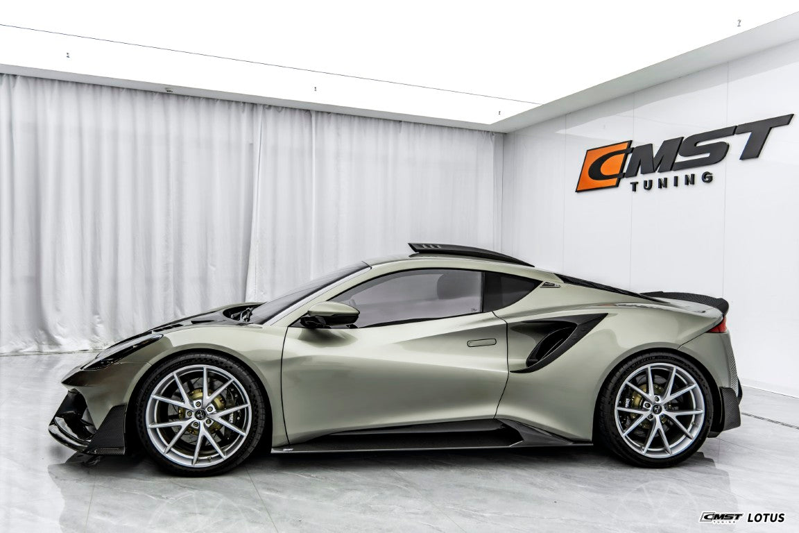 Lotus Emira 3.6 V6 2.0 Four-cylinder 2022-ON with Aftermarket Parts - Roof Scoop Dry Pre-preg Carbon Fiber / FRP