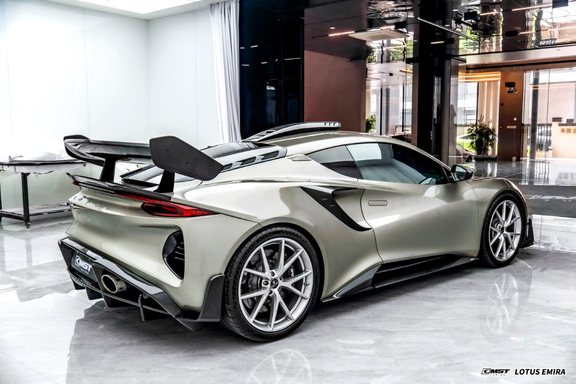 Lotus Emira 3.6 V6 2.0 Four-cylinder 2022-ON with Aftermarket Parts - Roof Scoop Dry Pre-preg Carbon Fiber / FRP