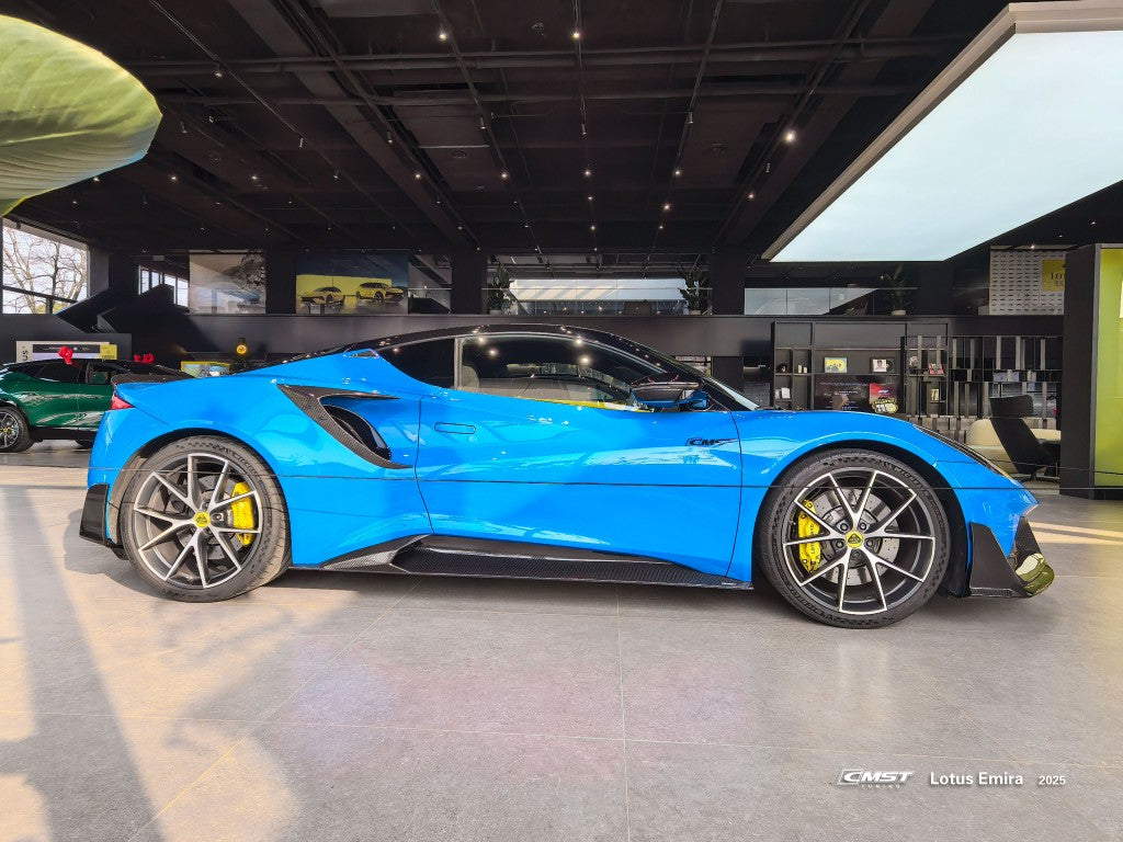 Lotus Emira 3.6 V6 2.0 Four-cylinder 2022-ON with Aftermarket Parts - Side Skirts Dry Pre-preg Carbon Fiber / FRP