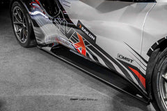 Lotus Emira 3.6 V6 2.0 Four-cylinder 2022-ON with Aftermarket Parts - Side Skirts Dry Pre-preg Carbon Fiber / FRP