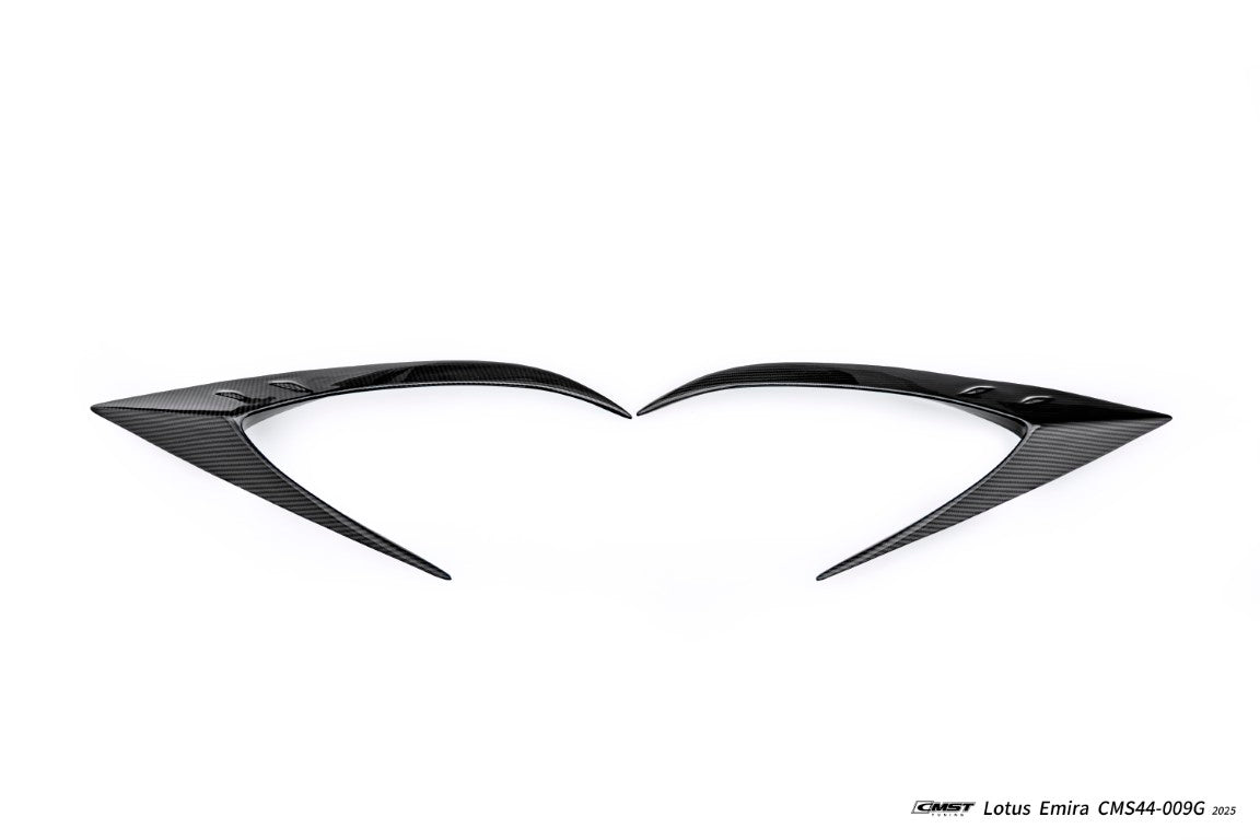 Lotus Emira 3.6 V6 2.0 Four-cylinder 2022-ON with Aftermarket Parts - Side Vents Dry Pre-preg Carbon Fiber / FRP