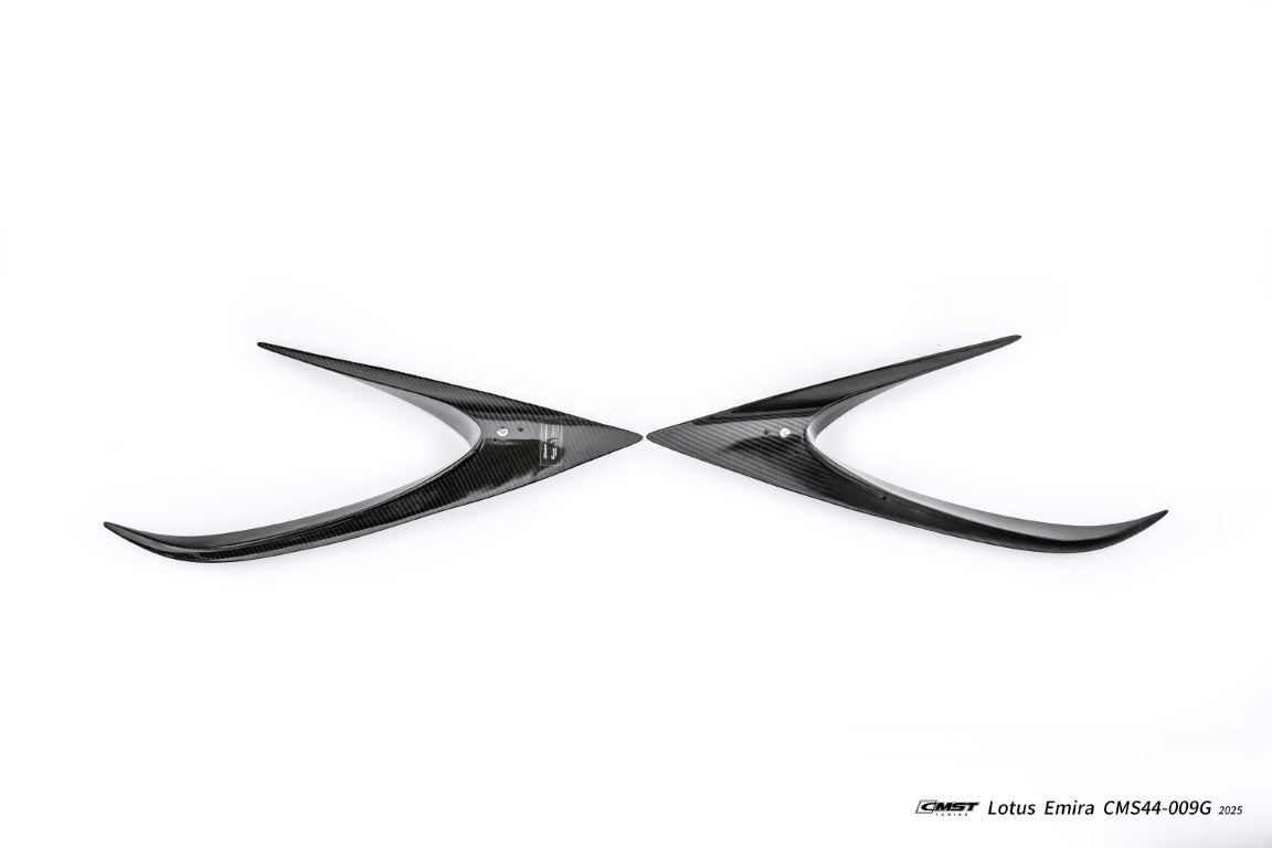 Lotus Emira 3.6 V6 2.0 Four-cylinder 2022-ON with Aftermarket Parts - Side Vents Dry Pre-preg Carbon Fiber / FRP
