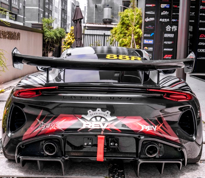 Lotus Emira 3.6 V6 2.0 Four-cylinder 2022-ON with Aftermarket Parts - V1 Rear Diffuser Dry Pre-preg Carbon Fiber / FRP