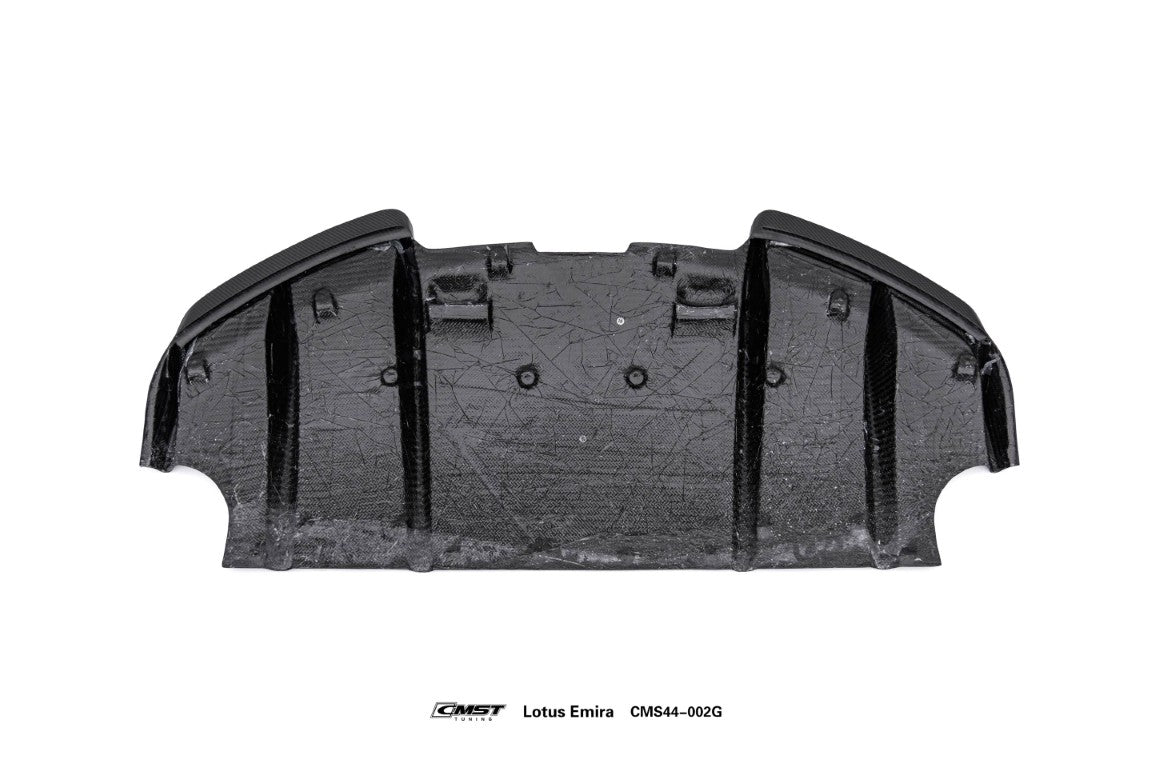 Lotus Emira 3.6 V6 2.0 Four-cylinder 2022-ON with Aftermarket Parts - V1 Rear Diffuser Dry Pre-preg Carbon Fiber / FRP
