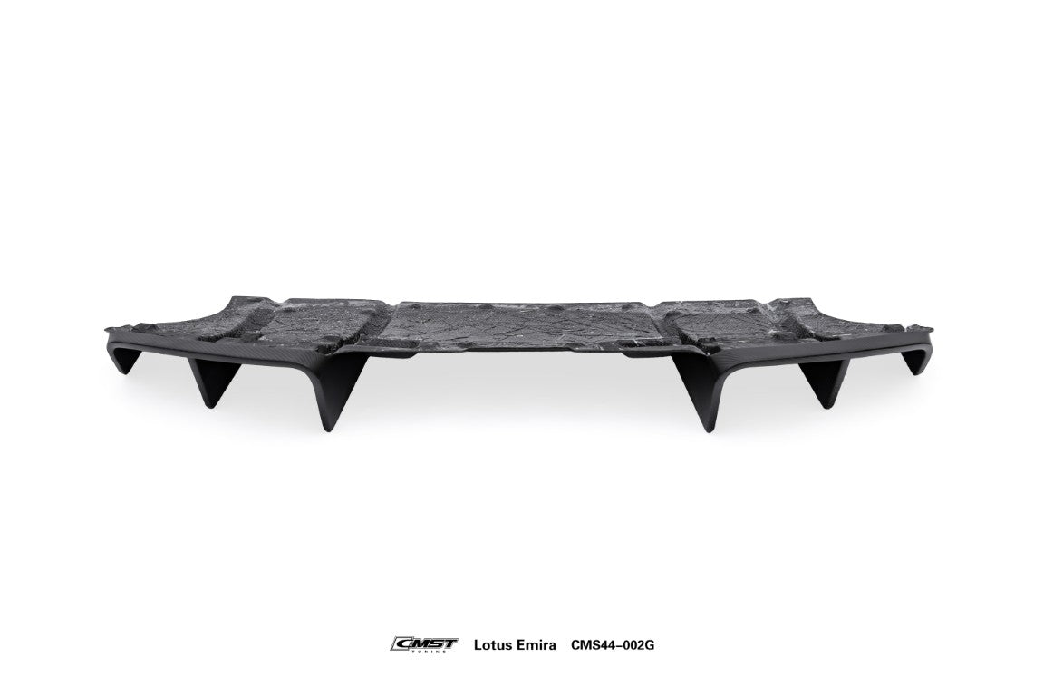 Lotus Emira 3.6 V6 2.0 Four-cylinder 2022-ON with Aftermarket Parts - V1 Rear Diffuser Dry Pre-preg Carbon Fiber / FRP