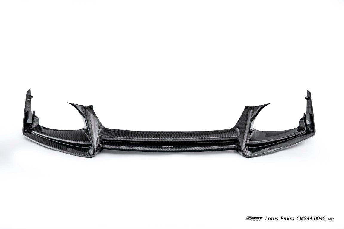 Lotus Emira 3.6 V6 2.0 Four-cylinder 2022-ON with Aftermarket Parts - V2 Front Lip Dry Pre-preg Carbon Fiber / FRP