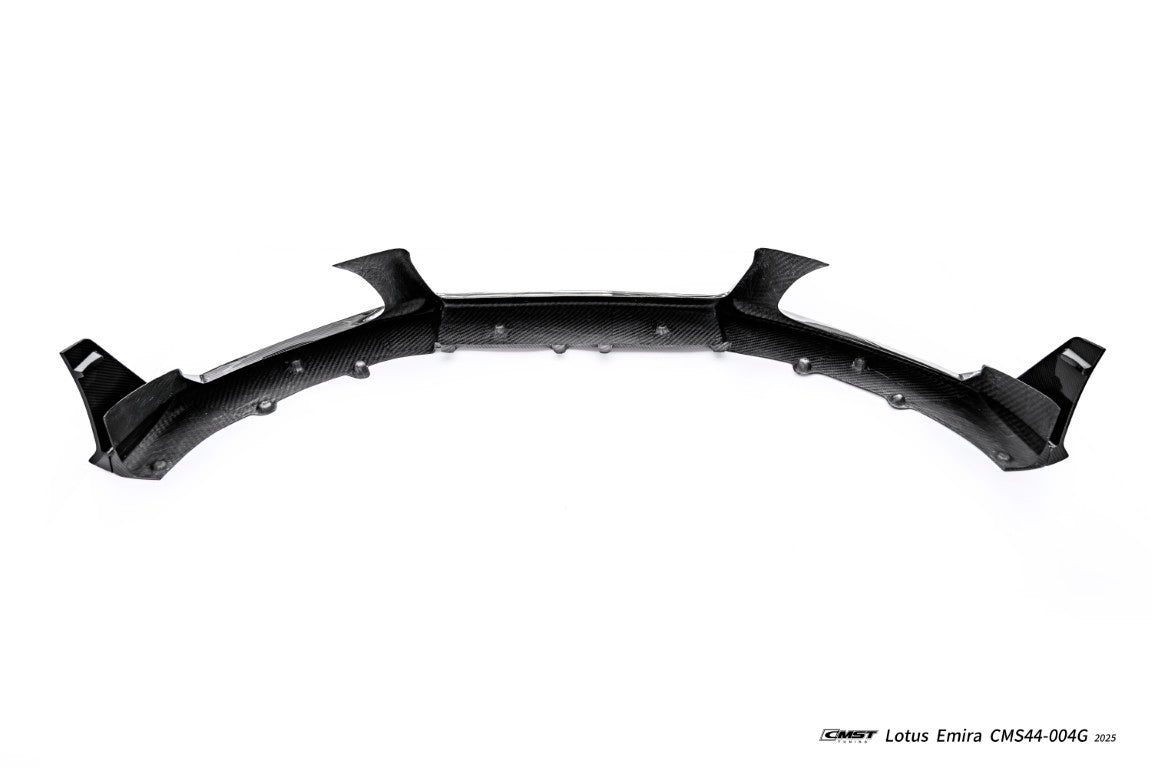 Lotus Emira 3.6 V6 2.0 Four-cylinder 2022-ON with Aftermarket Parts - V2 Front Lip Dry Pre-preg Carbon Fiber / FRP