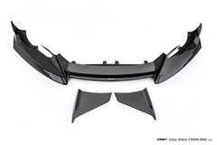Lotus Emira 3.6 V6 2.0 Four-cylinder 2022-ON with Aftermarket Parts - V2 Front Lip Dry Pre-preg Carbon Fiber / FRP