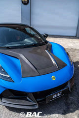 Lotus Emira 3.6 V6 2.0 Four-cylinder 2022-ON with Aftermarket Parts - V2 Front Lip Dry Pre-preg Carbon Fiber / FRP
