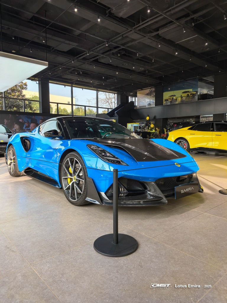 Lotus Emira 3.6 V6 2.0 Four-cylinder 2022-ON with Aftermarket Parts - V2 Front Lip Dry Pre-preg Carbon Fiber / FRP