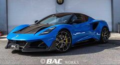 Lotus Emira 3.6 V6 2.0 Four-cylinder 2022-ON with Aftermarket Parts - V2 Front Lip Dry Pre-preg Carbon Fiber / FRP