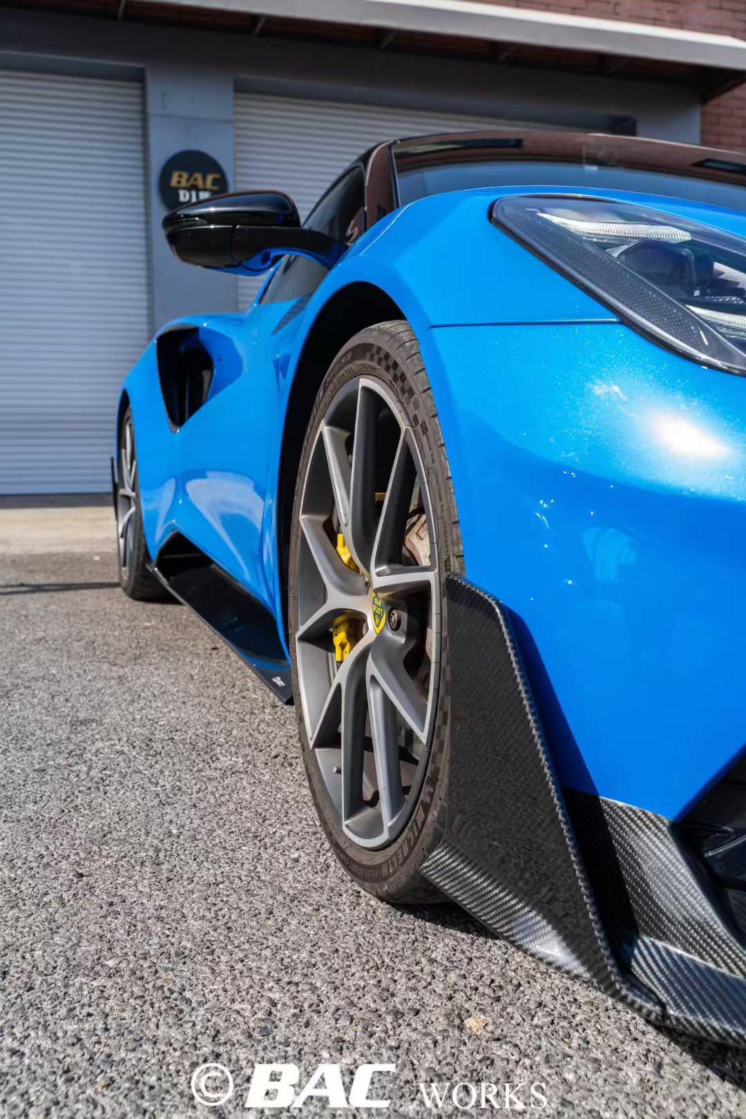 Lotus Emira 3.6 V6 2.0 Four-cylinder 2022-ON with Aftermarket Parts - V2 Front Lip Dry Pre-preg Carbon Fiber / FRP