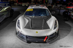 Lotus Emira 3.6 V6 2.0 Four-cylinder 2022-ON with Aftermarket Parts - V2 Front Lip Dry Pre-preg Carbon Fiber / FRP