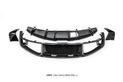 Lotus Emira 3.6 V6 2.0 Four-cylinder 2022-ON with Aftermarket Parts - V2 Rear Diffuser Dry Pre-preg Carbon Fiber / FRP