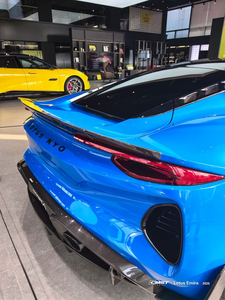 Lotus Emira 3.6 V6 2.0 Four-cylinder 2022-ON with Aftermarket Parts - V2 Rear Diffuser Dry Pre-preg Carbon Fiber / FRP