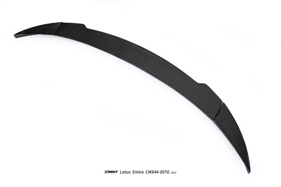 Lotus Emira 3.6 V6 2.0 Four-cylinder 2022-ON with Aftermarket Parts - V2 Rear Spoiler Dry Pre-preg Carbon Fiber / FRP