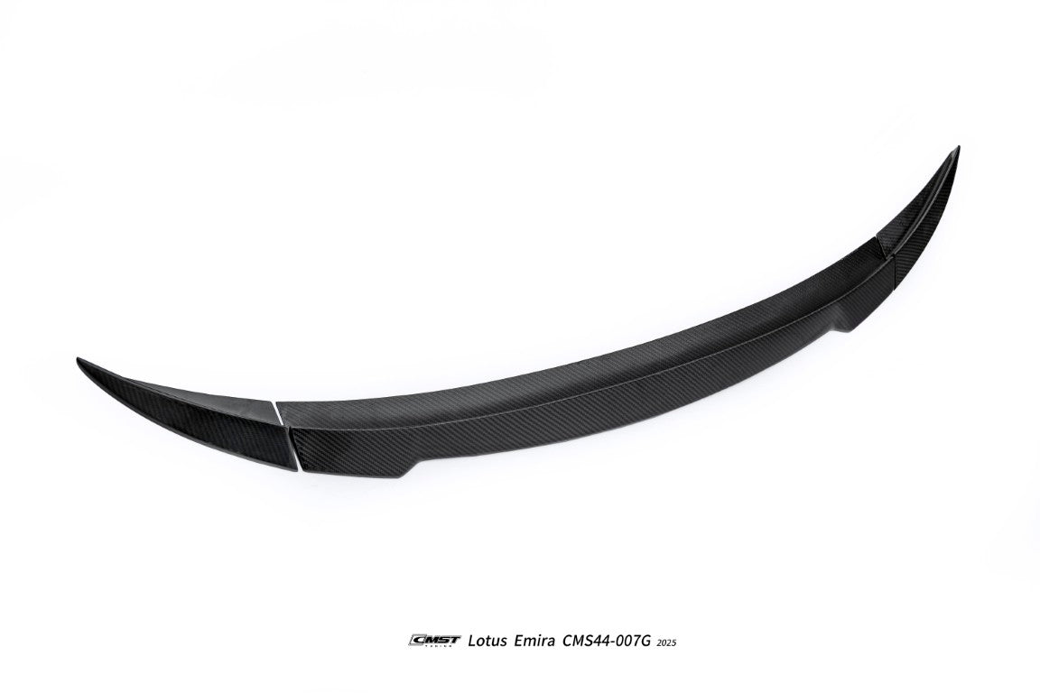Lotus Emira 3.6 V6 2.0 Four-cylinder 2022-ON with Aftermarket Parts - V2 Rear Spoiler Dry Pre-preg Carbon Fiber / FRP
