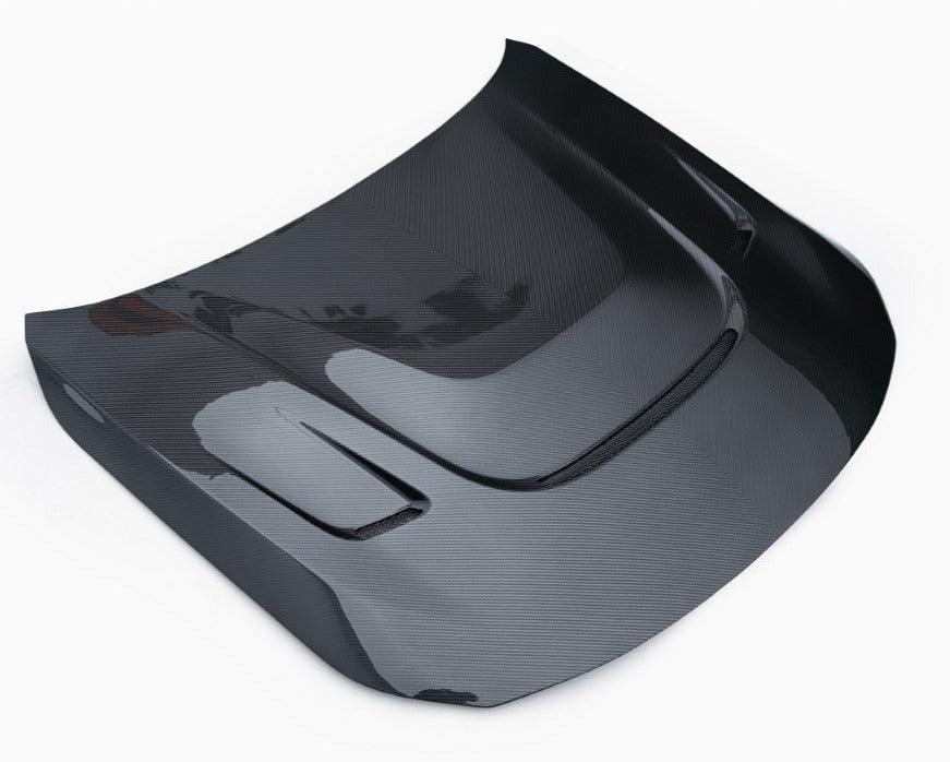 BMW M2 / M2C G87 2023 2024 & 2 Series M240 230 G42 2022 2023 2024 with Aftermarket Parts - V2 Style Hood Bonnet Carbon Fiber / FRP from CMST Tuning