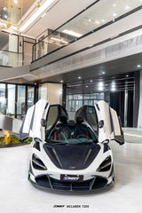 McLaren 720S 2018 2019 2020 2021 2022 2023 & 750S 2024-ON & 765LT 2021 2022 with Aftermarket Parts - Roof Scoop Carbon Fiber / FRP from CMST Tuning