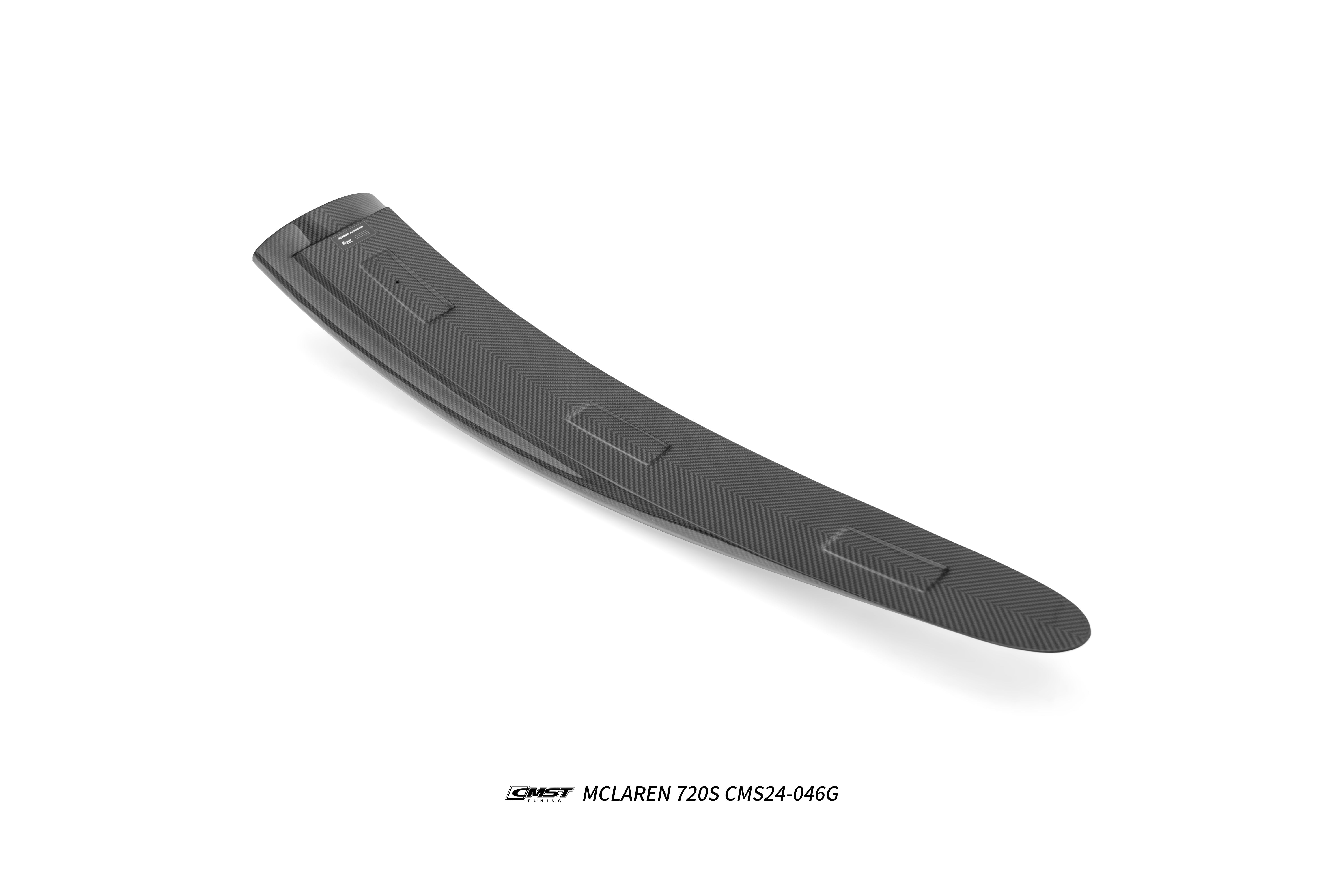 McLaren 720S 2018 2019 2020 2021 2022 2023 & 750S 2024-ON & 765LT 2021 2022 with Aftermarket Parts - Roof Scoop Carbon Fiber / FRP from CMST Tuning