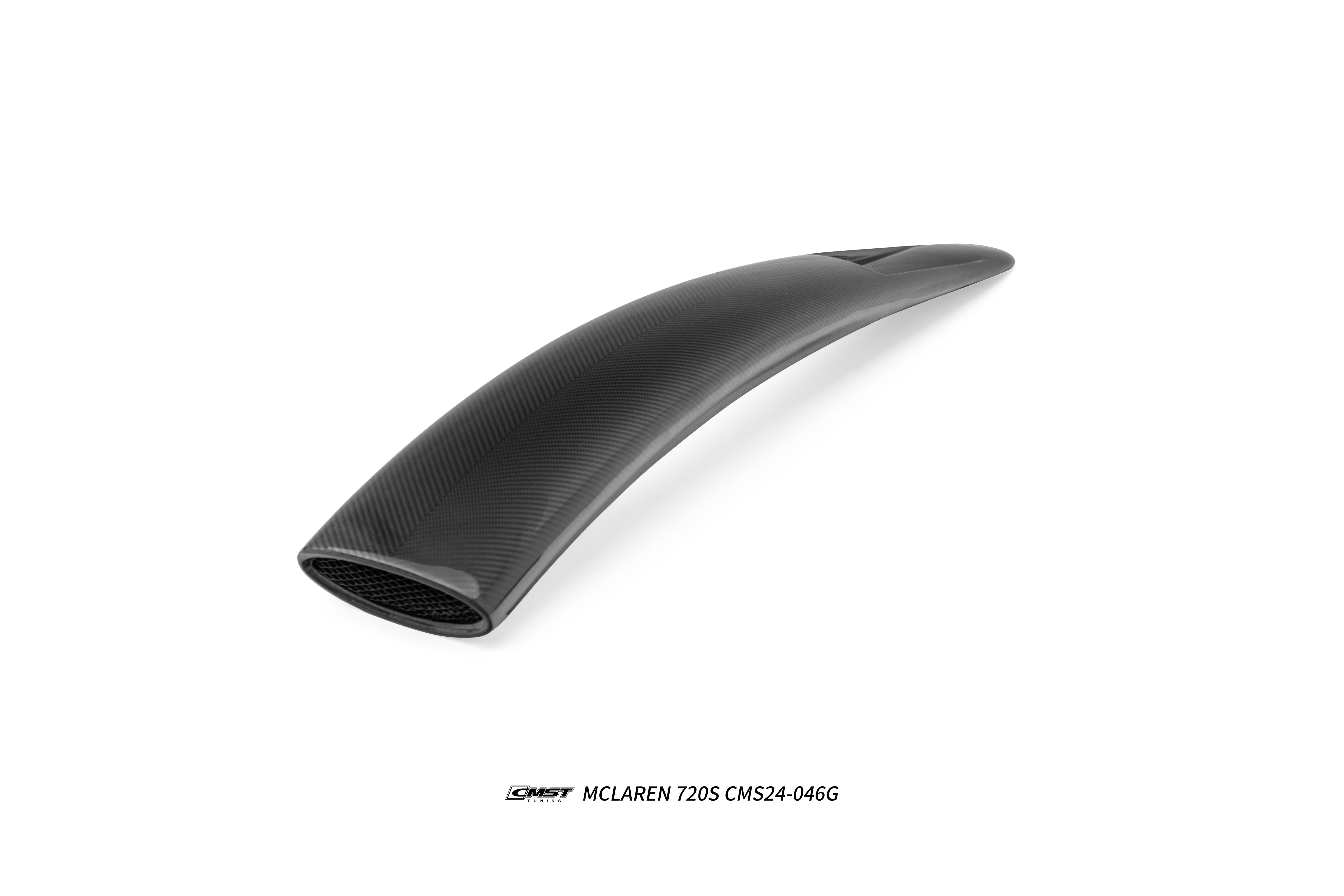 McLaren 720S 2018 2019 2020 2021 2022 2023 & 750S 2024-ON & 765LT 2021 2022 with Aftermarket Parts - Roof Scoop Carbon Fiber / FRP from CMST Tuning
