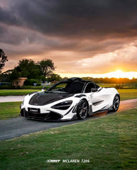 McLaren 720S 2018 2019 2020 2021 2022 2023 & 750S 2024-ON & 765LT 2021 2022 with Aftermarket Parts - V1 Hood Carbon Fiber / FRP from CMST Tuning