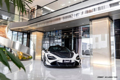 McLaren 720S 2018 2019 2020 2021 2022 2023 with Aftermarket Parts - V3 Front Lip Carbon Fiber / FRP from CMST Tuning