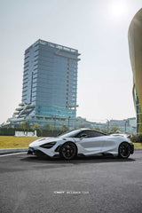 McLaren 720s 2018 2019 2020 2021 2022 2023 & 765LT 2021 2022 & 750s 2024 with Aftermarket Parts - 765lt Conversion Side Skirts Carbon Fiber / FRP from CMST Tuning