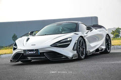 McLaren 720s 2018 2019 2020 2021 2022 2023 & 765LT 2021 2022 & 750s 2024 with Aftermarket Parts - 765lt Conversion Side Skirts Carbon Fiber / FRP from CMST Tuning