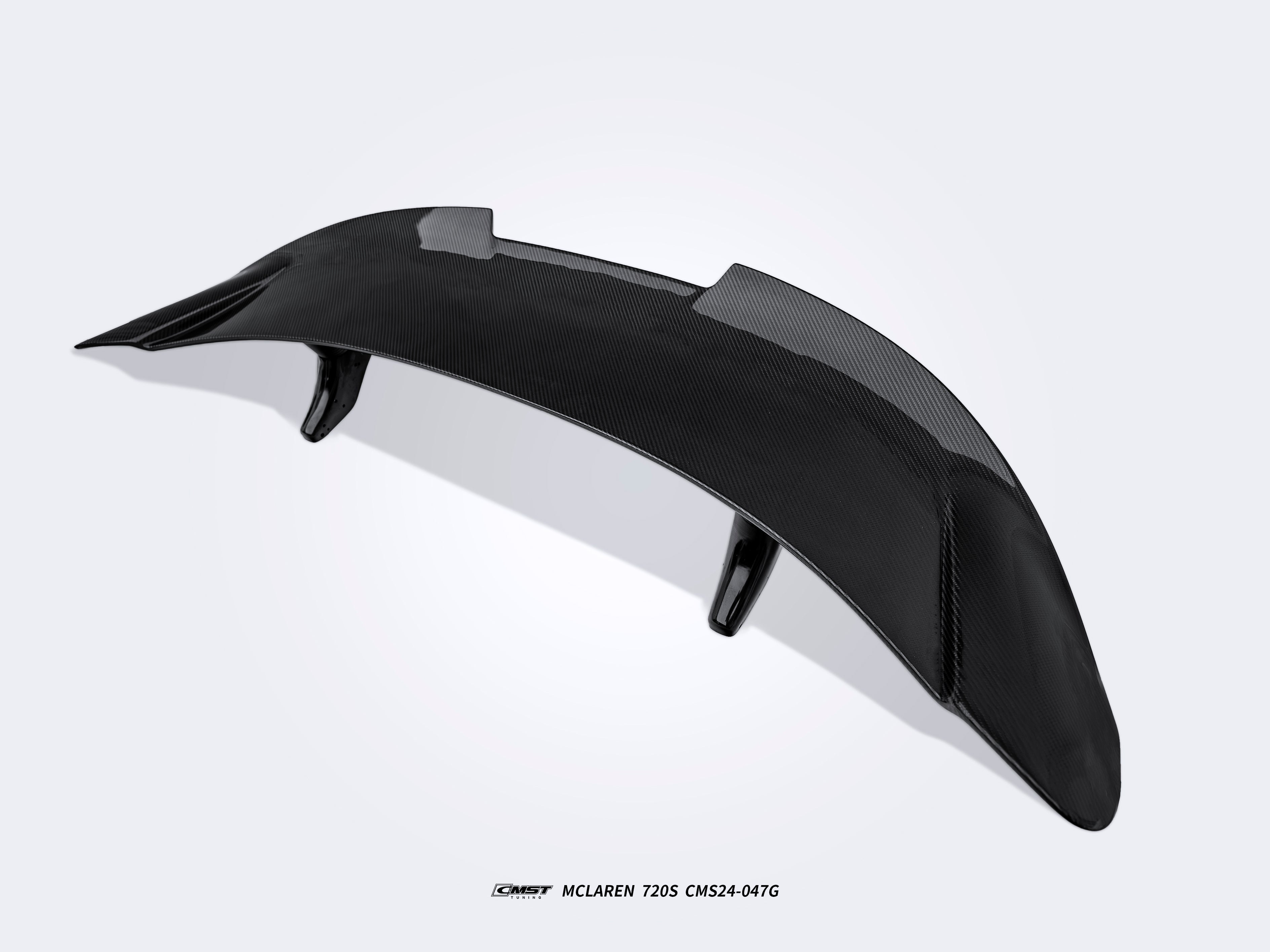 McLaren 720S 2018-2023 with CMST Tuning's Aftermarket Parts - Rear Wing Spoiler Carbon Fiber / FRP. A complete transformation of style and performance.