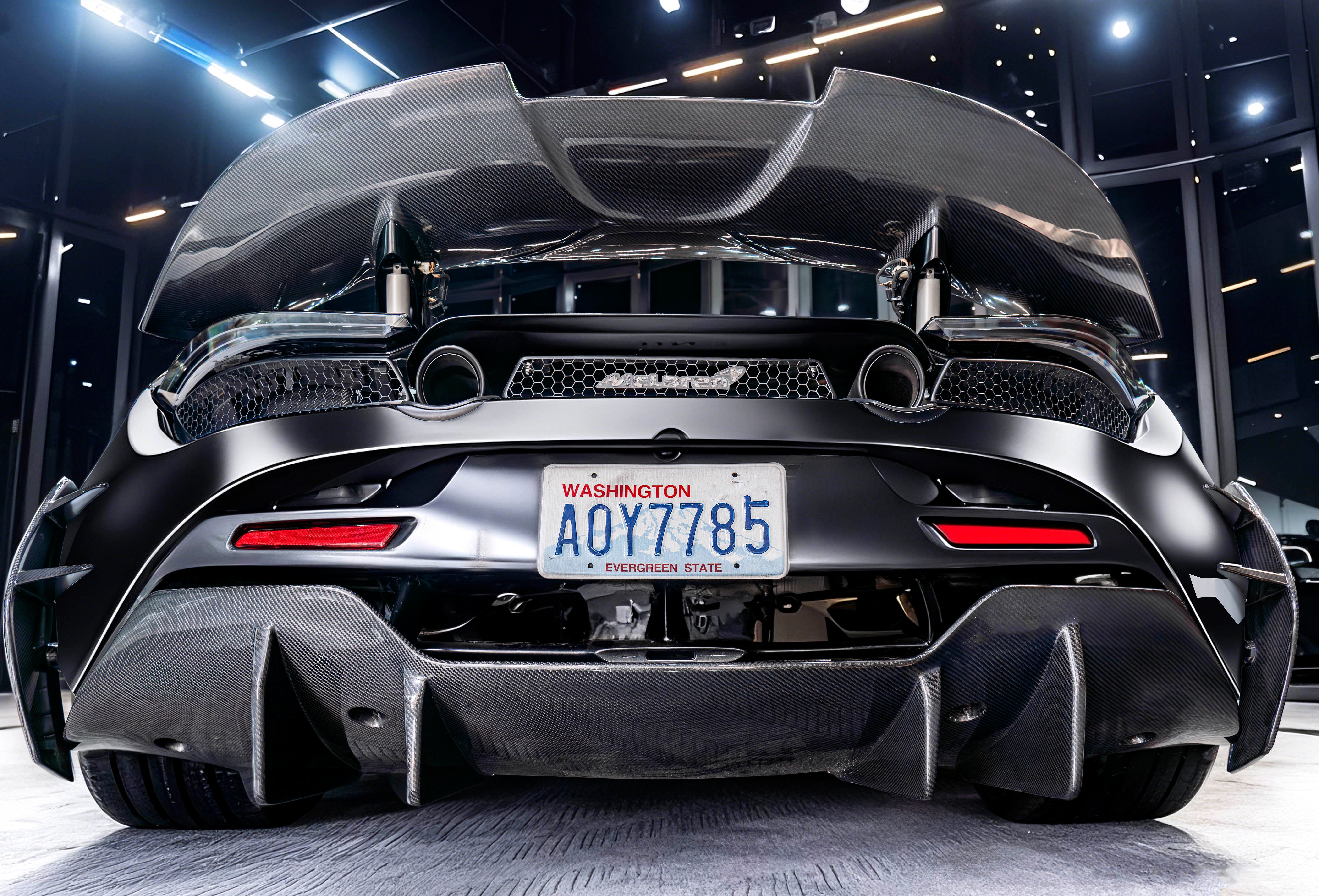 720s Modified Rear McLaren 720S 2018-2023 Aftermarket Parts - CMST Tuning Rear Diffuser ...