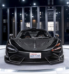 McLaren 720S 2018 2019 2020 2021 2022 2023 with Aftermarket Parts - V2 Front Lip Carbon Fiber / FRP from CMST Tuning
