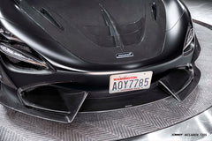 McLaren 720S 2018 2019 2020 2021 2022 2023 with Aftermarket Parts - V3 Front Lip Carbon Fiber / FRP from CMST Tuning