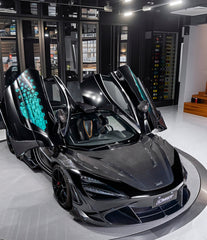 McLaren 720S 2018 2019 2020 2021 2022 2023 with Aftermarket Parts - V3 Front Lip Carbon Fiber / FRP from CMST Tuning