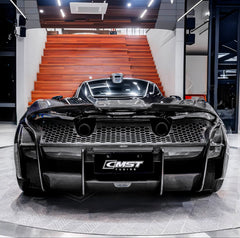 McLaren 720S 2018 2019 2020 2021 2022 2023 with Aftermarket Parts - Rear Bumper & Diffuser Carbon Fiber / FRP from CMST Tuning