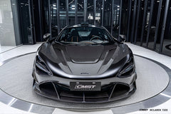 McLaren 720S 2018 2019 2020 2021 2022 2023 with Aftermarket Parts - Front Canards Carbon Fiber / FRP from CMST Tuning