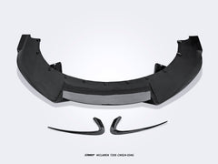McLaren 720S 2018 2019 2020 2021 2022 2023 with Aftermarket Parts - V2 Front Lip Carbon Fiber / FRP from CMST Tuning
