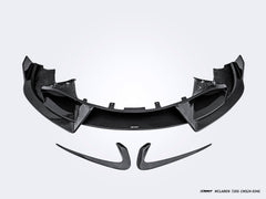 McLaren 720S 2018 2019 2020 2021 2022 2023 with Aftermarket Parts - V2 Front Lip Carbon Fiber / FRP from CMST Tuning
