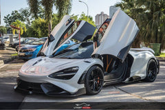 McLaren 720s 2018 2019 2020 2021 2022 2023 & 765LT 2021 2022 & 750s 2024 with Aftermarket Parts - 765lt Conversion Front Fenders Carbon Fiber / FRP from CMST Tuning