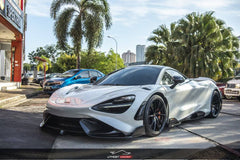 McLaren 720s 2018 2019 2020 2021 2022 2023 & 765LT 2021 2022 & 750s 2024 with Aftermarket Parts - 765lt Conversion Front Fenders Carbon Fiber / FRP from CMST Tuning