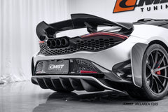 McLaren 720s 2018 2019 2020 2021 2022 2023  with Aftermarket Parts - 765lt Conversion Rear Bumper Vents Pre-preg Carbon Fiber / FRP from CMST Tuning