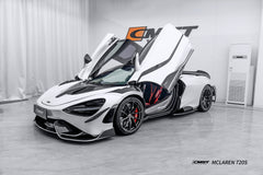 McLaren 720s 2018 2019 2020 2021 2022 2023 & 765LT 2021 2022 & 750s 2024 with Aftermarket Parts - 765lt Conversion Side Skirts Carbon Fiber / FRP from CMST Tuning