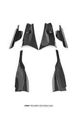 McLaren 720s 2018 2019 2020 2021 2022 2023 & 765LT 2021 2022 & 750s 2024 with Aftermarket Parts - 765lt Conversion Side Skirts Carbon Fiber / FRP from CMST Tuning