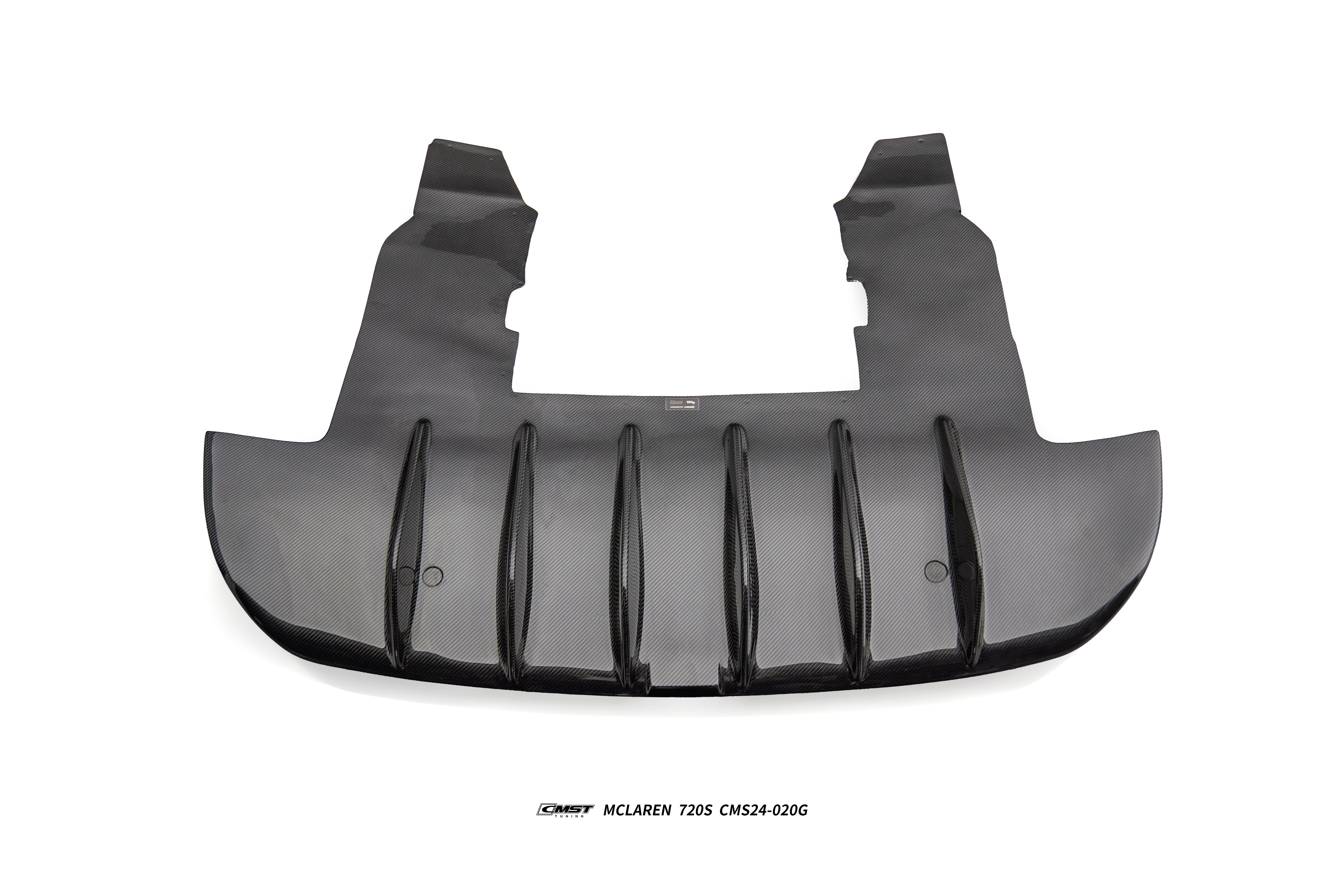McLaren 720s 2018 2019 2020 2021 2022 2023  with Aftermarket Parts - 765lt Conversion Rear Bumper & Rear Diffuser & Rear Canards Carbon Fiber / FRP from CMST Tuning
