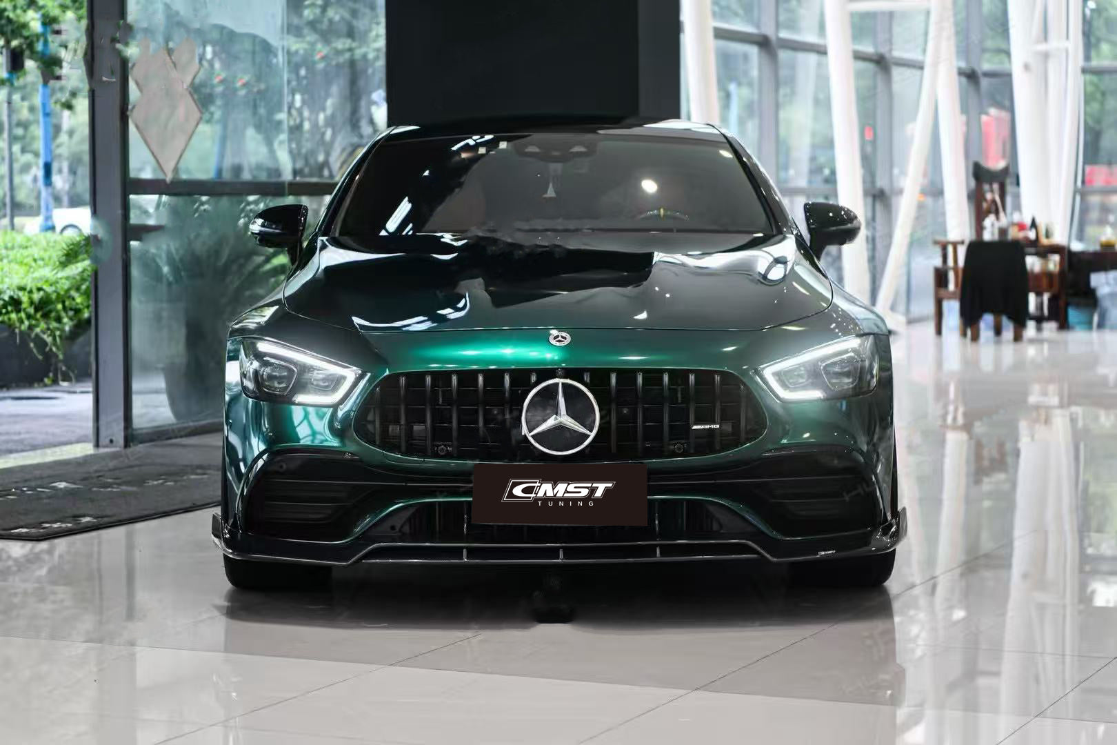 Mercedes Benz AMG GT 4 Door GT63 GT63s GT53 GT43 GT50 X290 2019-ON (This product is desigend to work with the "CMST Front Bumper" only, it does not fit the OEM Bumper ) with Aftermarket Parts - Front Canards Carbon Fiber / FRP from CMST Tuning 