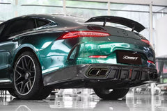Mercedes Benz AMG GT 4 Door GT53 GT43 GT50 X290 2019-ON with Aftermarket Parts - Rear Diffuser & Exhaust Tips Carbon Fiber / FRP from CMST Tuning